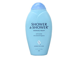 Shower To Shower parfum lavande-genévrier-ambre, diffusion progressive.