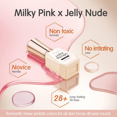 Coffret cadeau SHOYUM jelly nude prêt à offrir pour nails DIY.