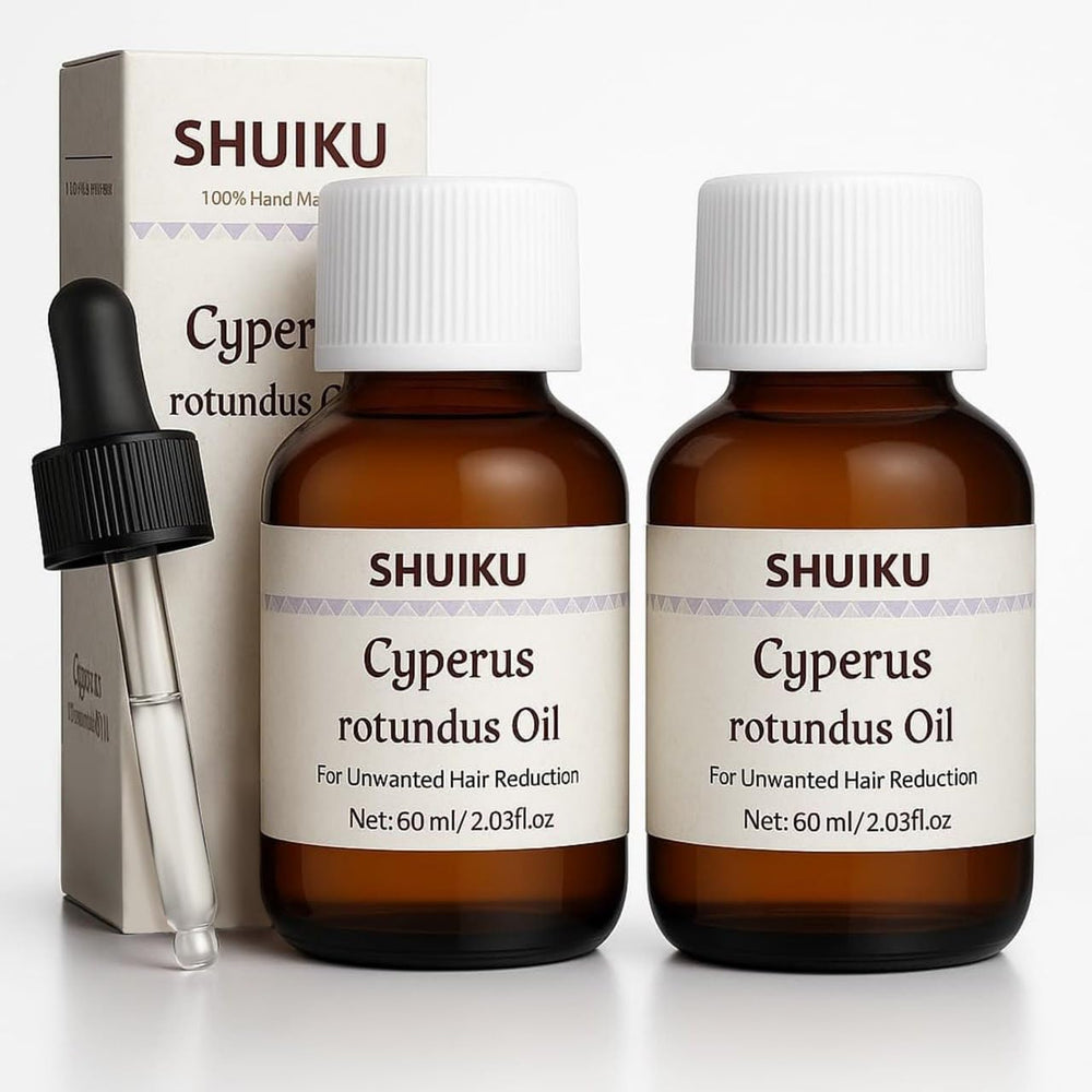 SHUIKU huile Cyperus Rotundus, bouteille 60ml, soin naturel pour peau douce.