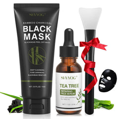 SHVYOG masque noir Peel-Off avec applicateur pour purifier les pores.
