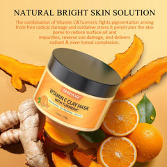 SHVYOG masque visage kaolin texture purifiante pour peau nette