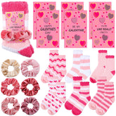 Chaussettes peluche Shyyween roses pour un confort chaud et douillet.