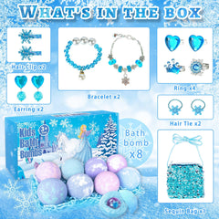 Siawoy bijoux-surprise bombes bain : rend le bain magique pour filles.