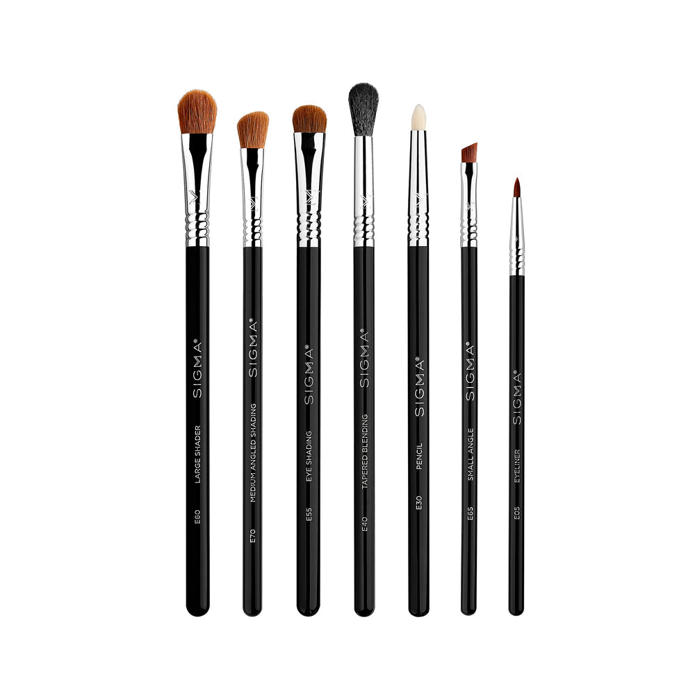 Sigma Beauty Basic Eye Makeup Brush Set, pinceau E38 pour creux diffus, application précise.