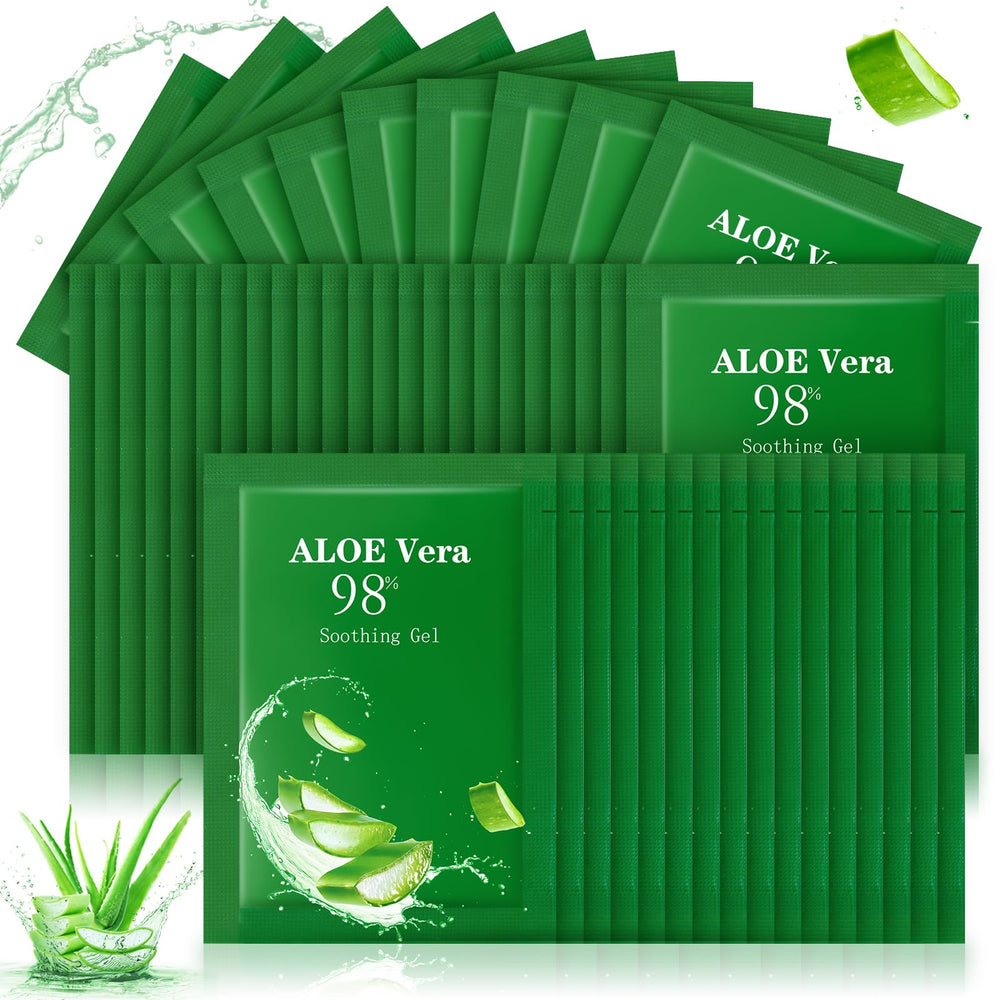 Siifert gel aloe vera 98% en 60 mini-flacons, hydratation pratique en voyage