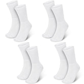 Chaussettes Silicherry blanches, pack de 4, confort quotidien.