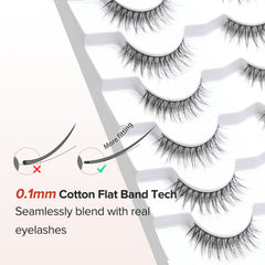 Siligli Bande Fine 0-1mm Courbe en C: application discrète pour un contour doux.