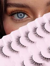 Cils Siligli Naturels, effet œil-chat 12mm pour un regard lumineux
