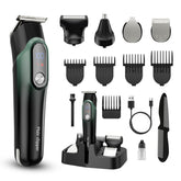 SilkGlow tondeuse barbe – ensemble complet pour une coupe précise et polyvalente.