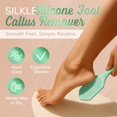 SILKLE grattoir-talons-verre-nano: douceur et contrôle pendant le soin