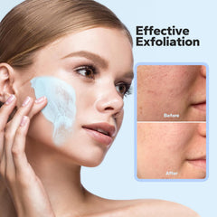 SilkySecret Exfoliant Visage, grains de ponce naturelle pour une exfoliation efficace.