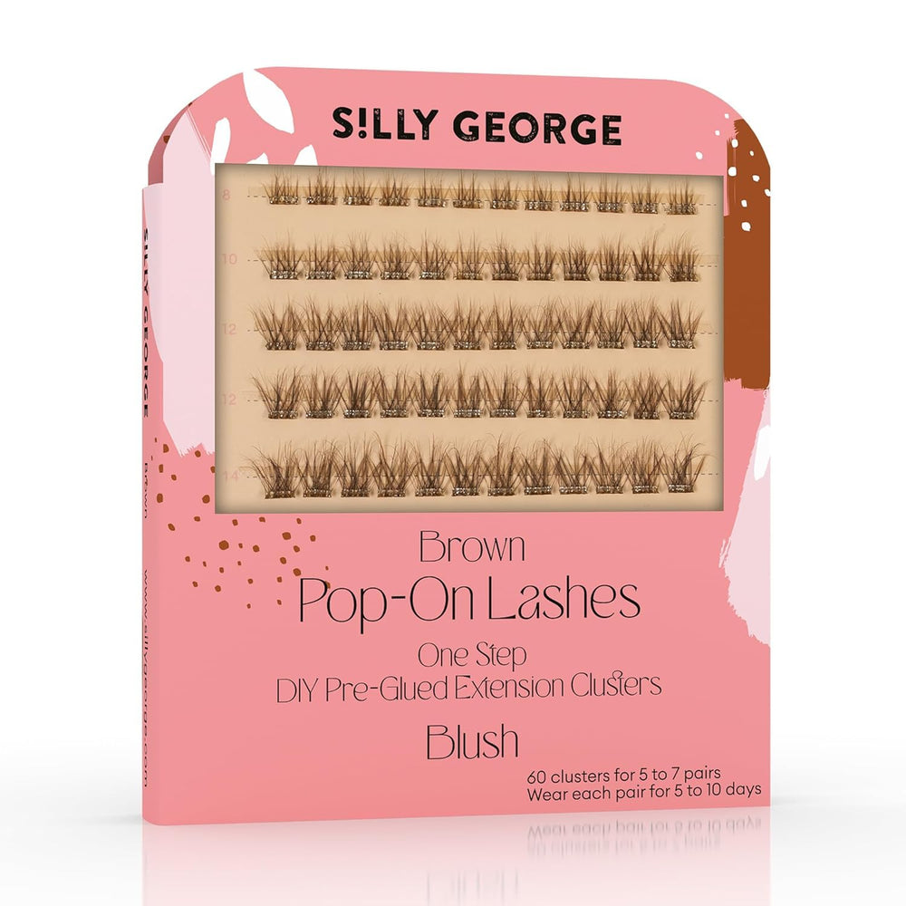 Silly George Pop-On Cils, étui élégant et look naturel.