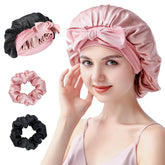 Silmana bonnet-soie-dormir: dormir sans tirer les cheveux grâce à la douceur.