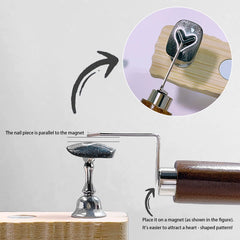 SILPECWEE stylo aimant pour ongles, outil portable et précis.