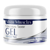Gel argent colloïdal Silver Miracles, application apaisante sur brûlures et irritations cutanées.