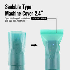 SilverHorse coques pour machine tatouage vert jungle, adaptable à la plupart des machines standard.