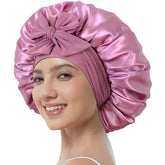 Simapu bonnet satin nuit avec lien reglable pour un ajustement confortable