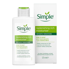 Formule Simple sans colorants ni parfums, adaptée peau sensitive.