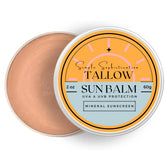 Simple Sophistication baume solaire au suif pour le visage, nourrissant et non comédogène.