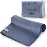 SimpleField grande serviette microfibre pour cheveux, enveloppe et sèche rapidement.
