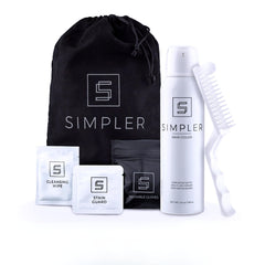 SIMPLER HAIR COLOR: couverture gris uniforme sur cheveux et barbe.