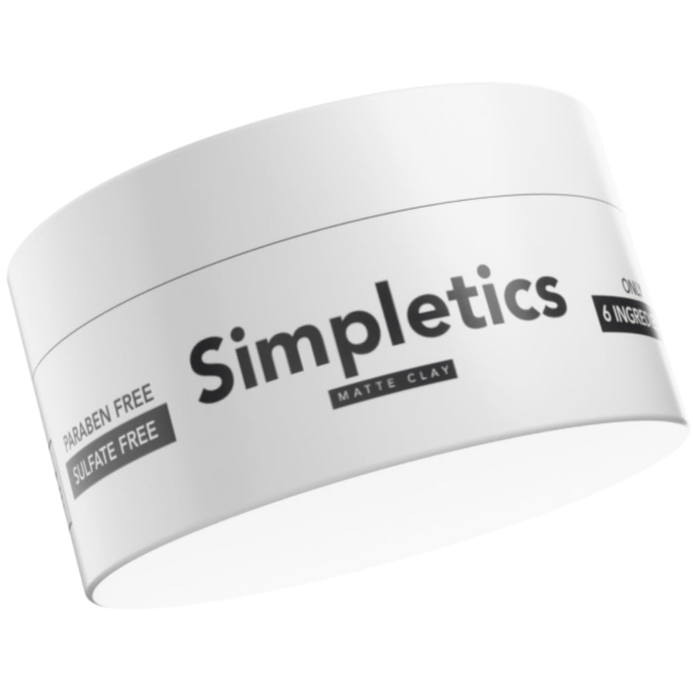 Simpletics argile capillaire vanille — bouteille élégante et parfum discret pour le quotidien