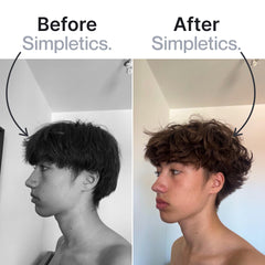 Étiquette Simpletics montrant le nom et les usages faciles.