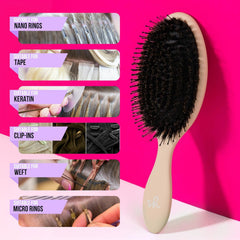 Brosse SimplyHair adaptée aux anneaux nano, démêlage sécurisé.