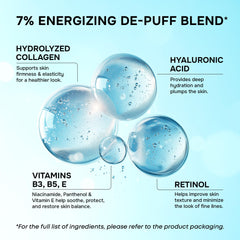 Patch SimplyVital yeux collagène et rétinol pour surface plus lisse et tonifiée
