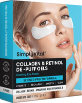 Patch SimplyVital yeux hydrogel rafraîchissant pour hydratation rapide et regard éveillé
