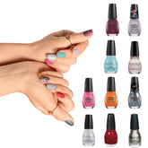 Ensemble SinfulColors: vernis 10 teintes surprise pour renouveler votre style.
