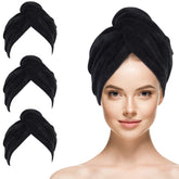 SINLAND turbant microfibre grand pour un seche-cheveux rapide et doux des cheveux.