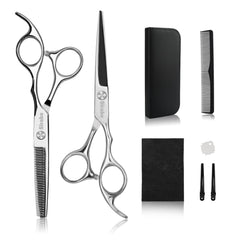 Sirabe ciseaux de coiffure professionnels 6,5 pouces, lame tranchante et durable pour une coupe nette.