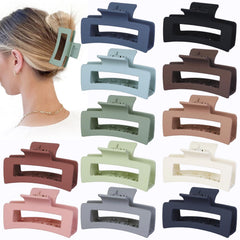 Pinces à cheveux Sisiaipu multicolores médium, maintien efficace pour cheveux épais ou fins.
