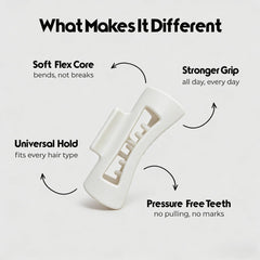 SIVSEA Cloud Clips offre une prise sans glisse adaptée à tous les cheveux.