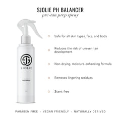 SJOLIE Pré-bronzage: peau prête et équilibrée pour un bronzage uniforme.
