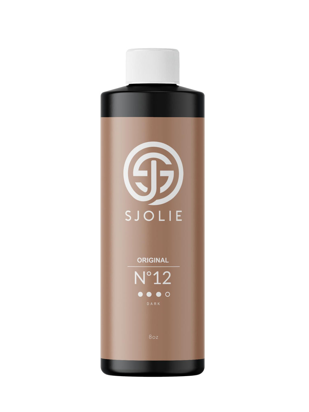 SJOLIE Spray Tan n12 — Bouteille bronzante 236 ml, fini naturel et durable.