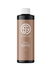 SJOLIE SUNLESS bronzage en aérosol rapide en bouteille pour un effet express et uniforme.