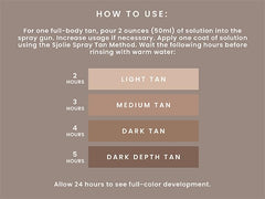 SJOLIE SUNLESS nuance soleil pour un hâle subtil et lumineux.