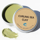 Skaal Curling Sea Clay high hold for defined curls with a natural finish