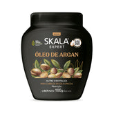 SKALA huile d'argan marocain, bouteille 1kg prête à l'emploi, soin capillaire.