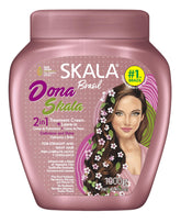 Crème capillaire SKALA Dona dans son emballage, soin nourrissant sans alourdir les cheveux