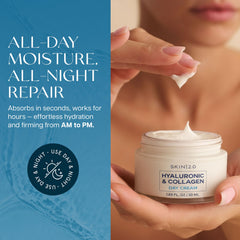 Day cream being applied on skin for all-day hydration and protection