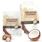Skin 2.0 Masque Pieds emballage élégant pour soin nourrissant au karité et coco