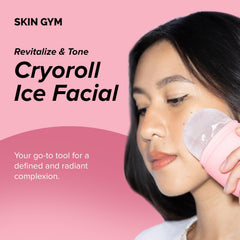 SKIN GYM Ice Roller décongestion du visage pour réduire les gonflements.