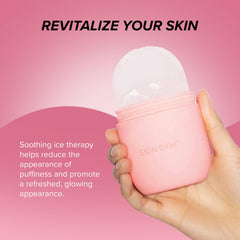 SKIN GYM Ice Roller effet rafraîchissant matin pour réveiller la peau.