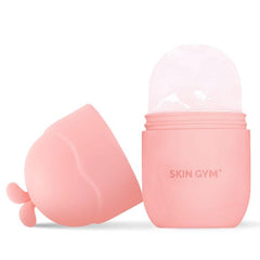 SKIN GYM Ice Roller visage, refroidissement rafraîchissant pour teint frais et détendu.