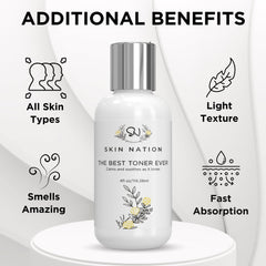 Skin Nation tonique camomille-fleurs - apaisement des irritations et rougeurs.