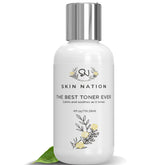 Skin Nation tonique à eau de rose - bouteille élégante offrant hydratation légère.