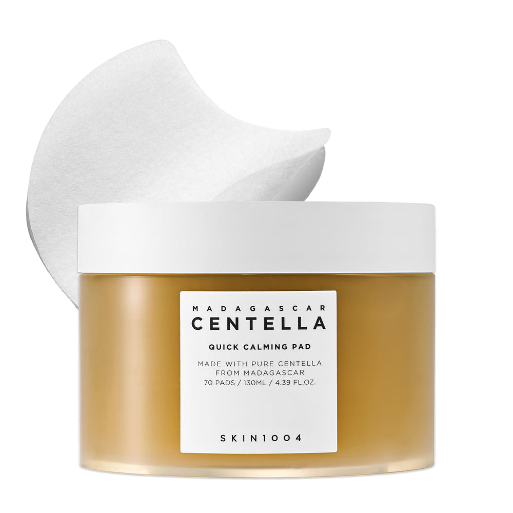 SKIN1004 Centella Quick Calming Pad – emballage pratique pour routine apaisante.